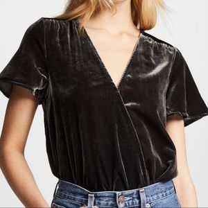 Splendid Surplice Velvet Shirt